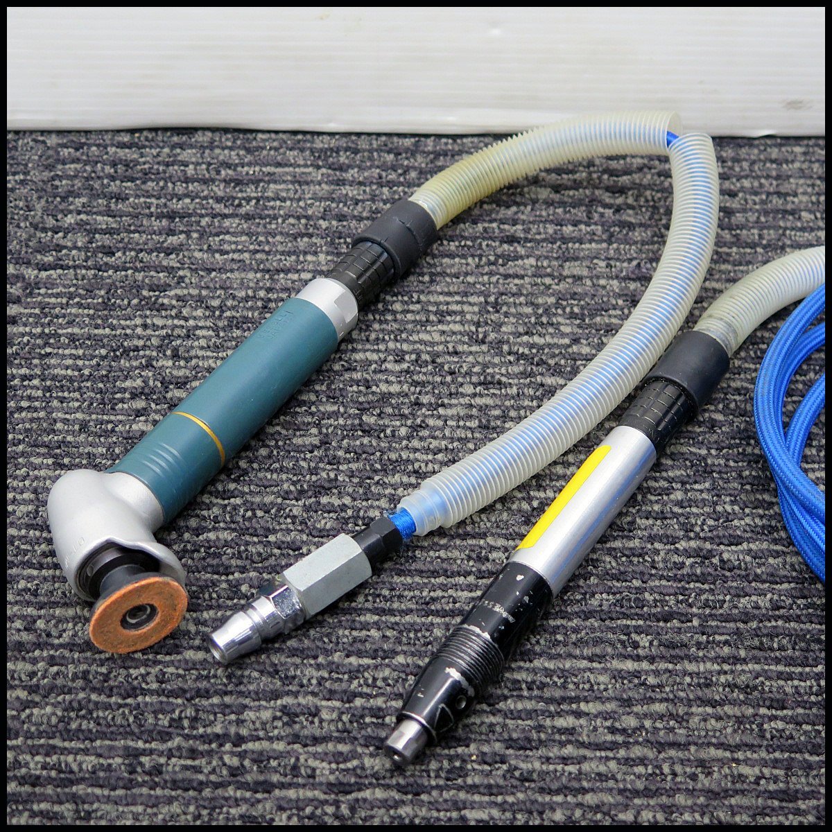 △2台セット VESSEL/ベッセル エアーマイクログラインダー GT-MG75S GT-MG25-12CF 精密研削用/面仕上げ/バリ取り/面取り/内面研削/研削加工拍卖