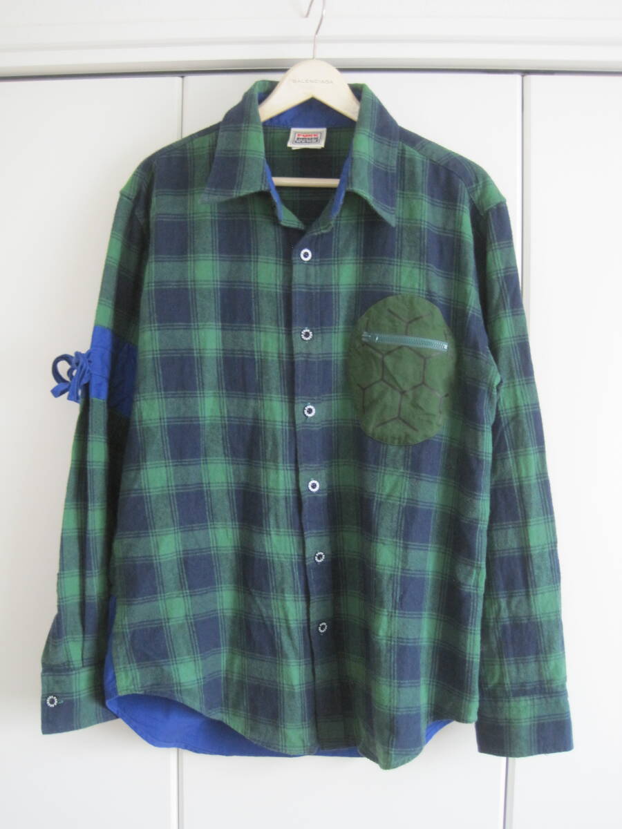 パンクドランカーズ PUNK DRUNKERS チェックシャツ L ネル拍卖