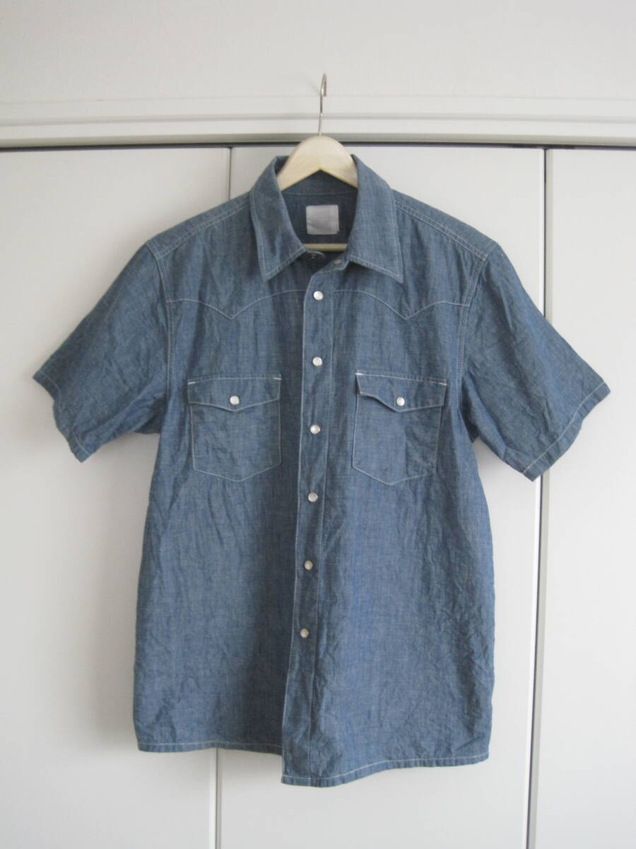 レア LEVIS FENOM FRAGMENT リーバイス フェノム フラグメント 半袖シャツ スナップボタン ダンガリー M ウエスタン 藤原ヒロシ拍卖