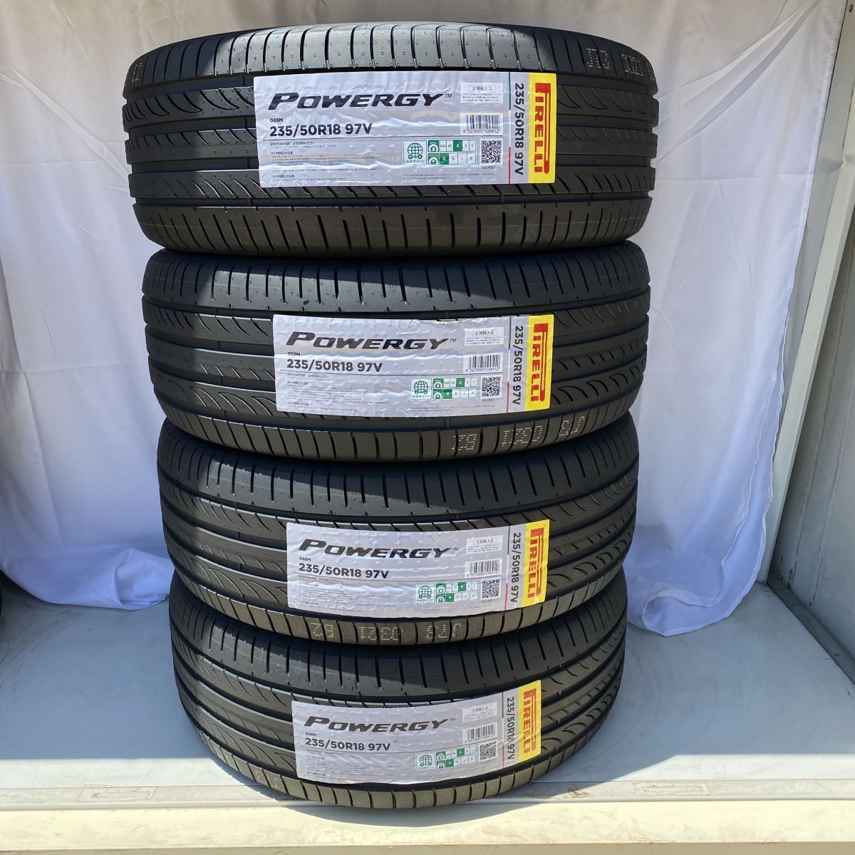 即納 最短翌日スピード発送 2024年製以降 新品 ピレリ POWERGY パワジー 235/50R18 4本 235/50-18 個人宅OK 正規品 4本送料込62800円~拍卖