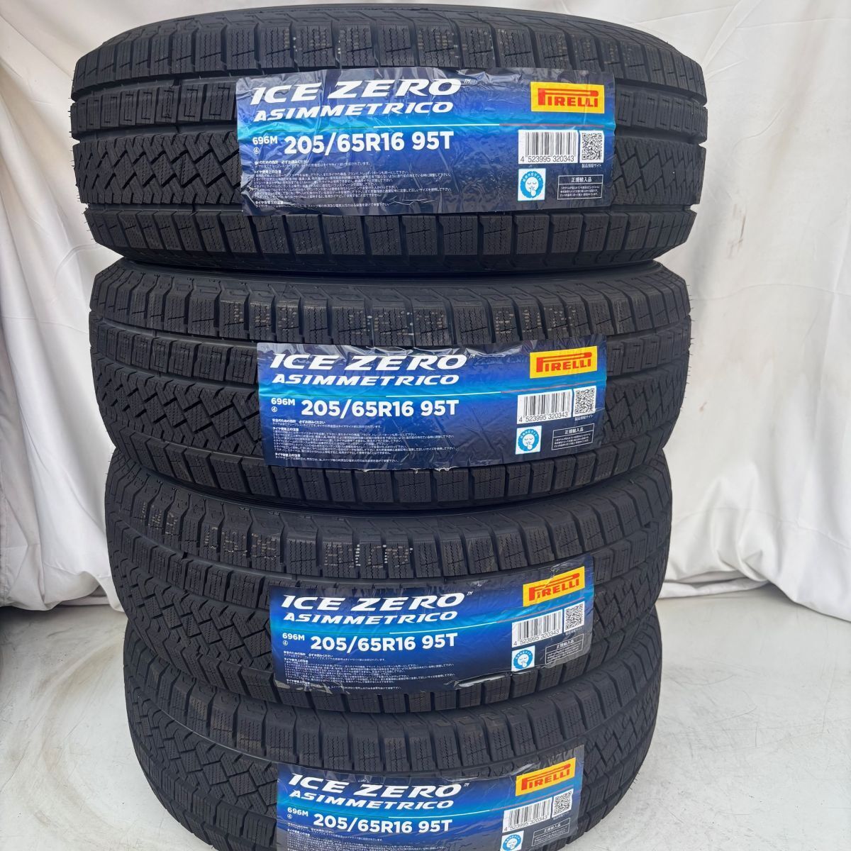在庫分特価 2024年製 ピレリ アイスゼロ アシンメトリコ 205/65R16 4本 205/65-16 スタッドレス 正規輸入品 個人宅OK 4本送料込48000円拍卖
