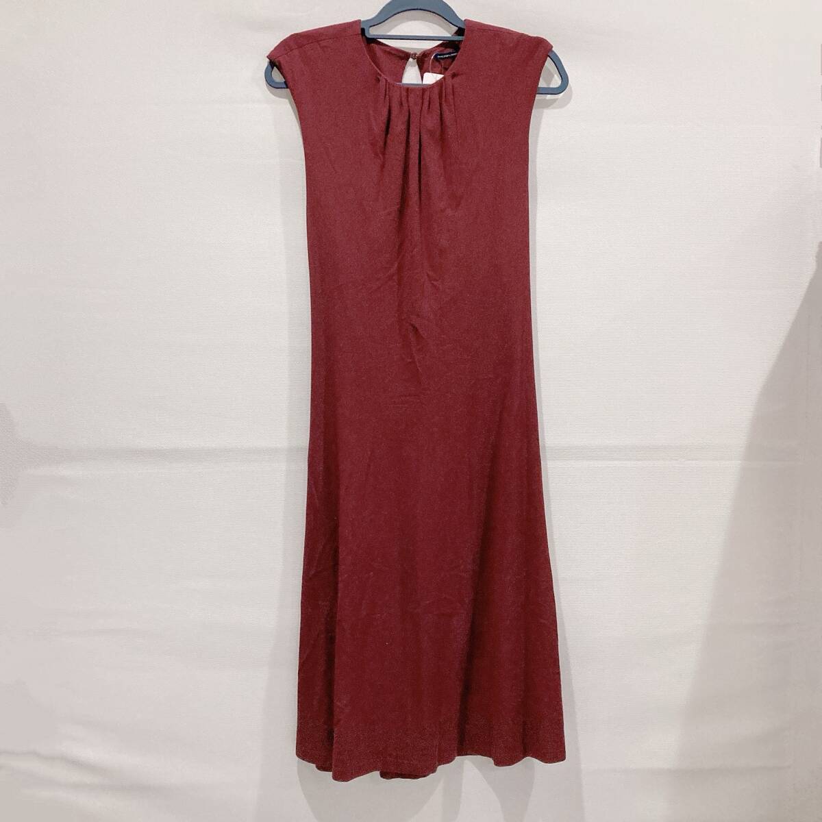 AP10○ RALPH LAUREN SPORT ラルフローレン スポーツ レディース ワンピース 赤 レッド ボルドー ノースリーブ 夏 秋 Mサイズ拍卖