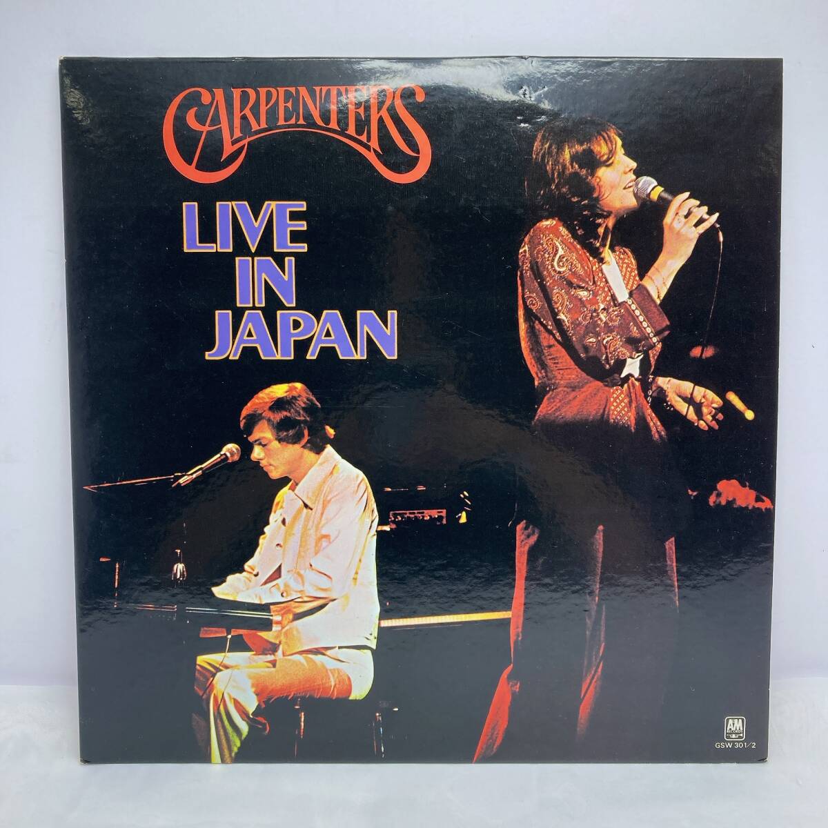 LP10○ 洋楽 レコード盤 CARPENTERS カーペンターズ LIVE IN JAPAN ジャパンライブ メドレー スーパースター 雨の日と月曜日拍卖