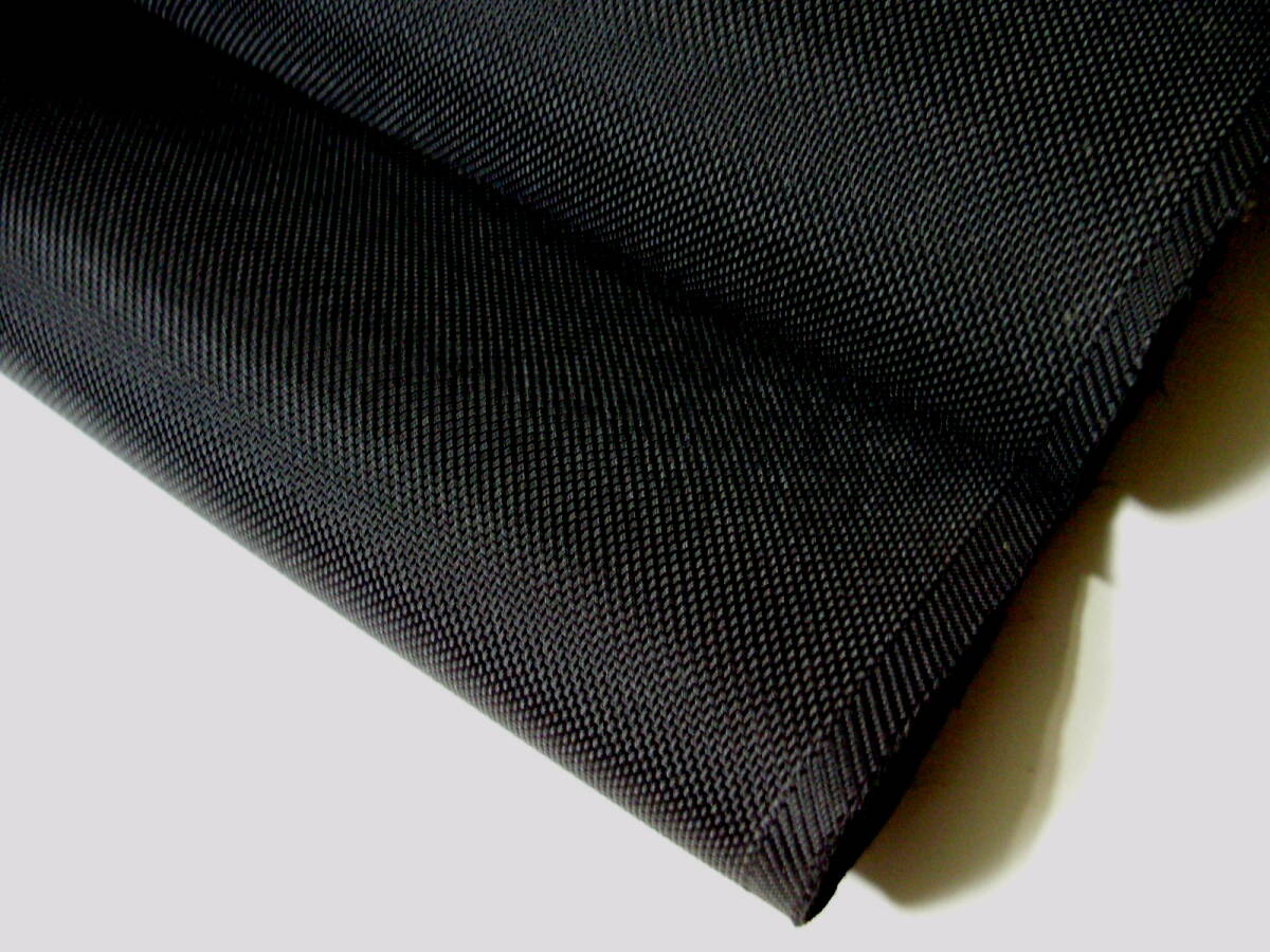 ナイロン生地★粗目+細目ボンディング★黒★1m★裏地不要拍卖
