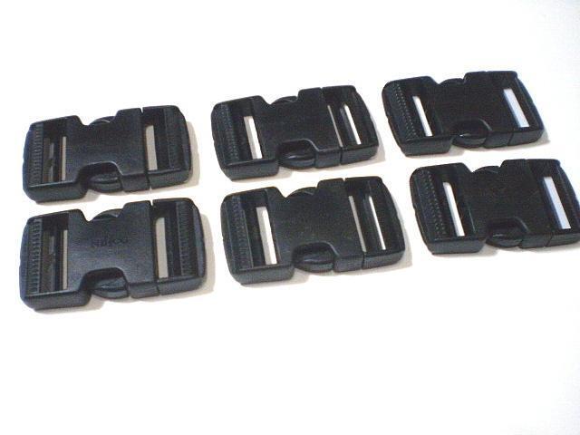 ニフコ◎テープバックル◎38mm◎黒◎6個セット拍卖