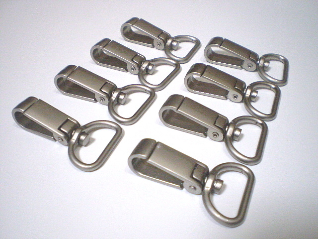 板ナスカン●マットニッケル●20mm用●8個組拍卖