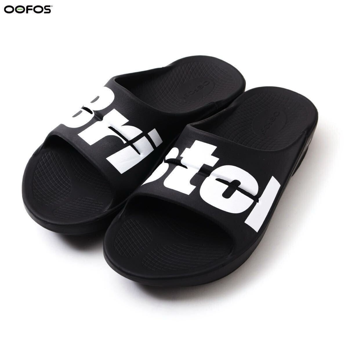 【即決】 FCRB f.c real bristol エフシーレアルブリストル SOPHNET ソフネット OOFOS Ooahh SANDALS サンダル 靴 くつ BLACK ブラック 黒拍卖