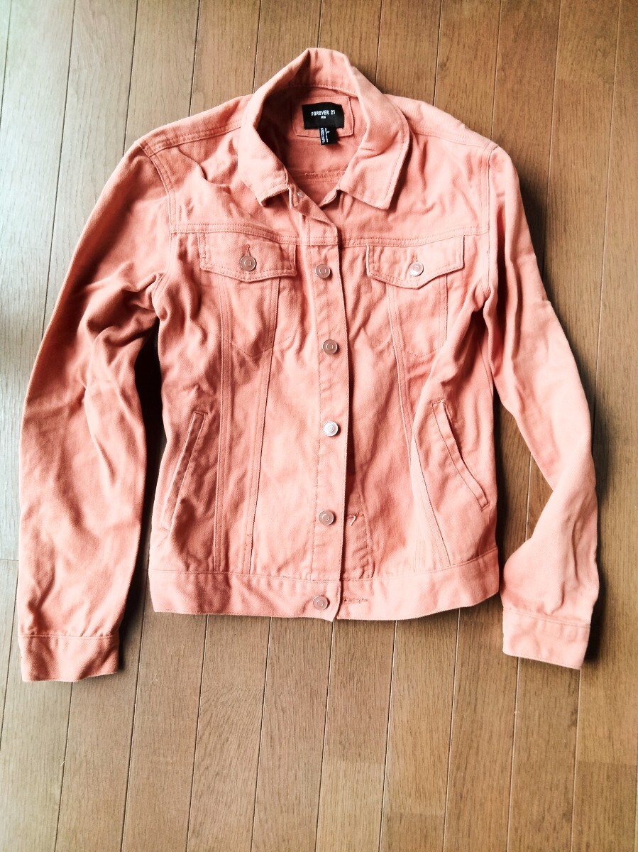 Forever21 デニム ジャケット Gジャン フォーエバー21 Sサイズ 長袖拍卖