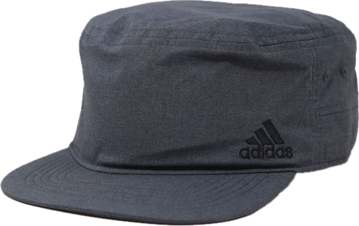 adidas アディダス ワークキャップ 撥水 洗濯機で洗えるパッカブル グレー フリーサイズ拍卖