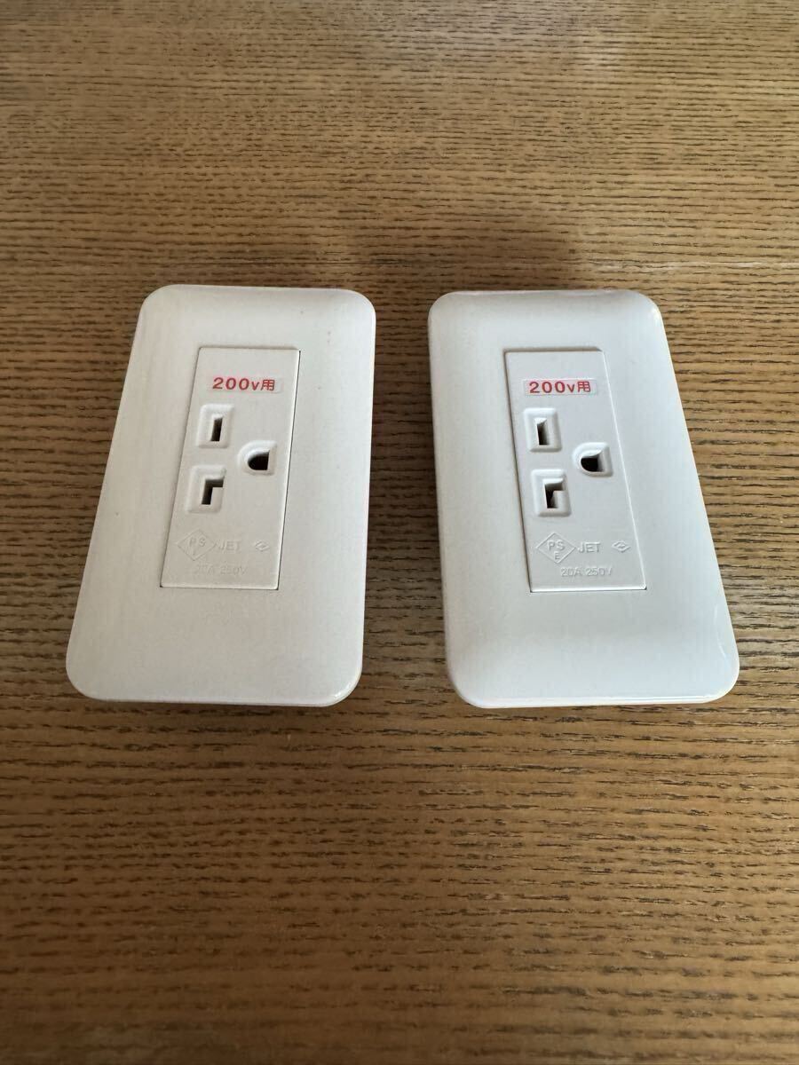 Panasonic WTF19223K 200V用コンセント 2個セット拍卖