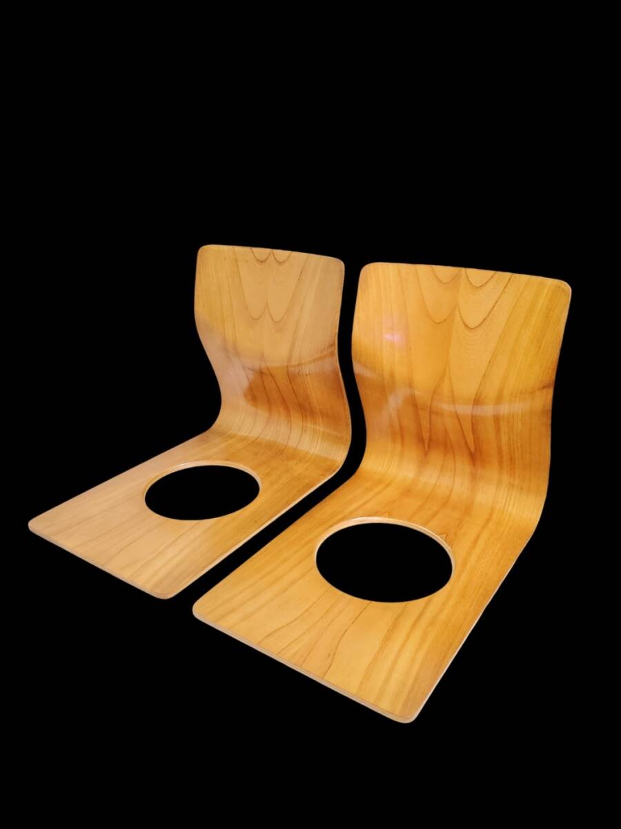 ① 天童木工 TENDO プライウッド 座椅子 2脚セット 検) ローズウッド 藤森健次 乾三郎 剣持勇 原好輝 ジャパニーズモダン ヴィンテージ拍卖