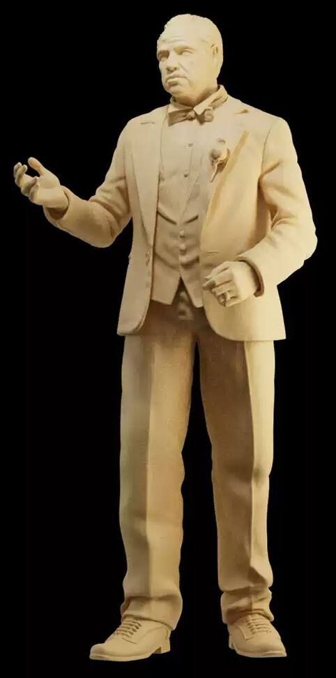 1/64スケール 「ゴッド・ファーザー」のM・ブランド(3) ジオラマフィギュア ホワイトモデル 1447 拍卖