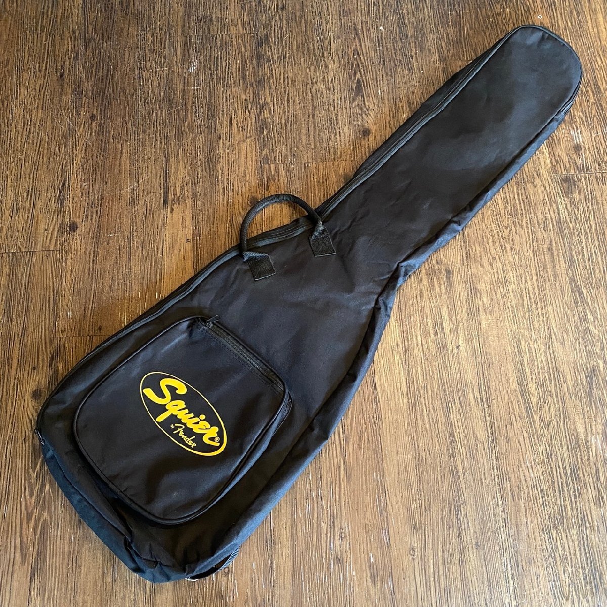 Squier エレキベース用 ソフトケース スクワイヤ ブラック ベースケース -n676拍卖