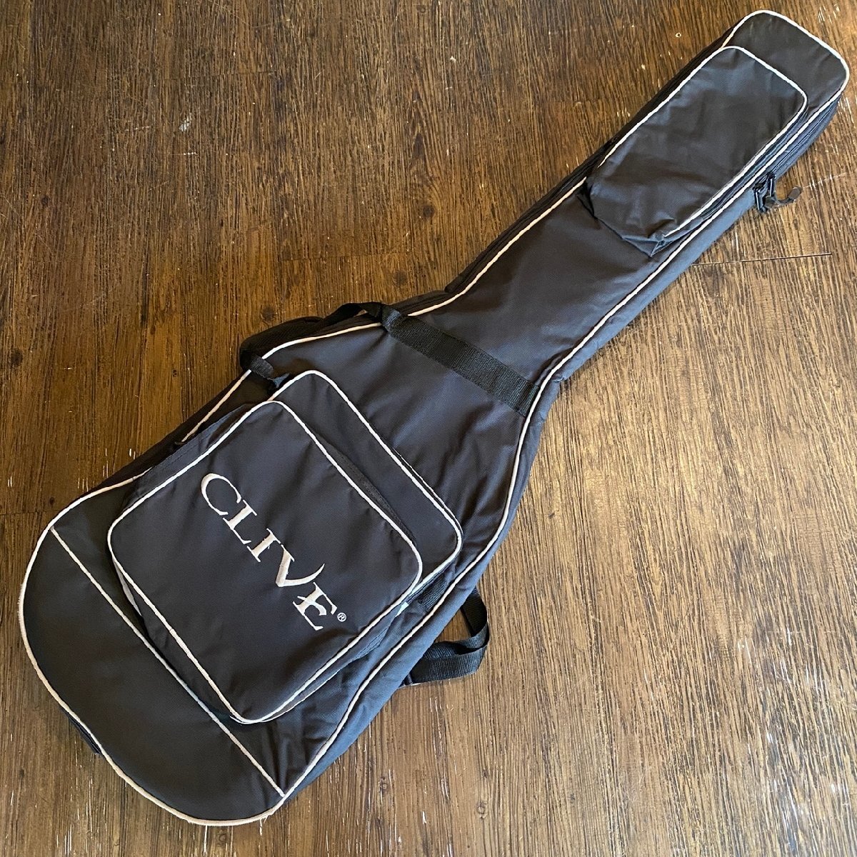 Clive エレキベース用 ソフトケース クライブ ブラック ベースケース -n673拍卖