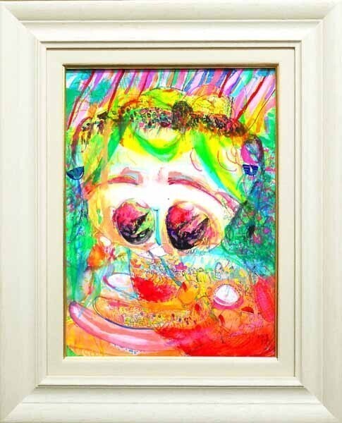 *真作*肉筆原画 濱口桜子 はまぐちさくらこ「すきっていっていいよ」キャンバス作品/京都府生/ロッカクアヤコ/奈良美智個人賞/GEISAI金賞拍卖