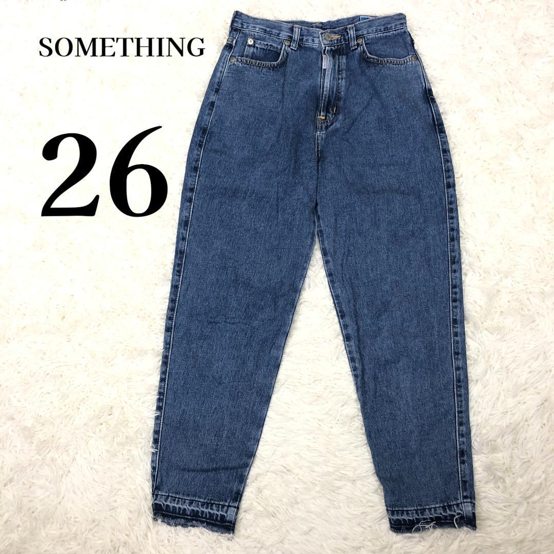 adam et ropeSOMETHING カットオフデニム 26 インディゴ拍卖