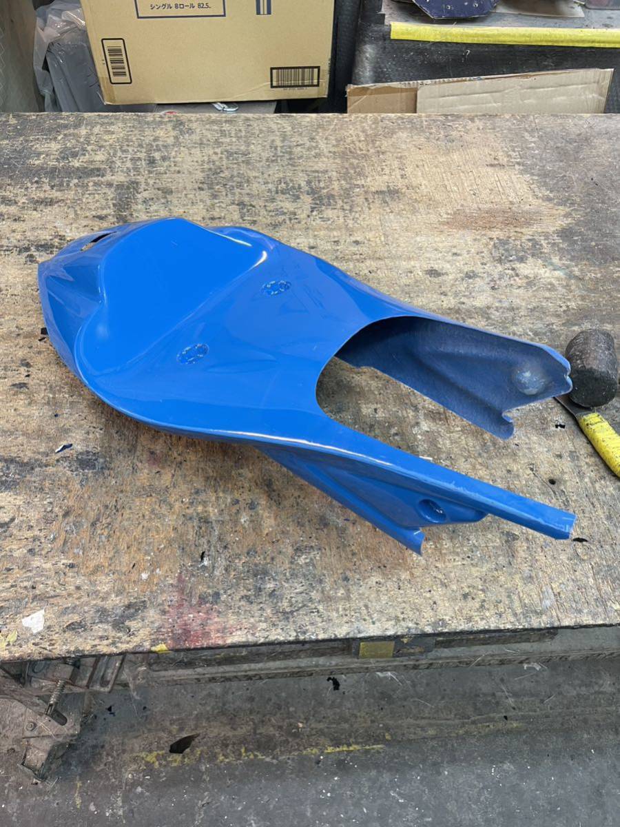 NSF100シートカウル ブルーゲル仕上げ FRP製 社外品  強化タイプ 5Cmシートバック拍卖