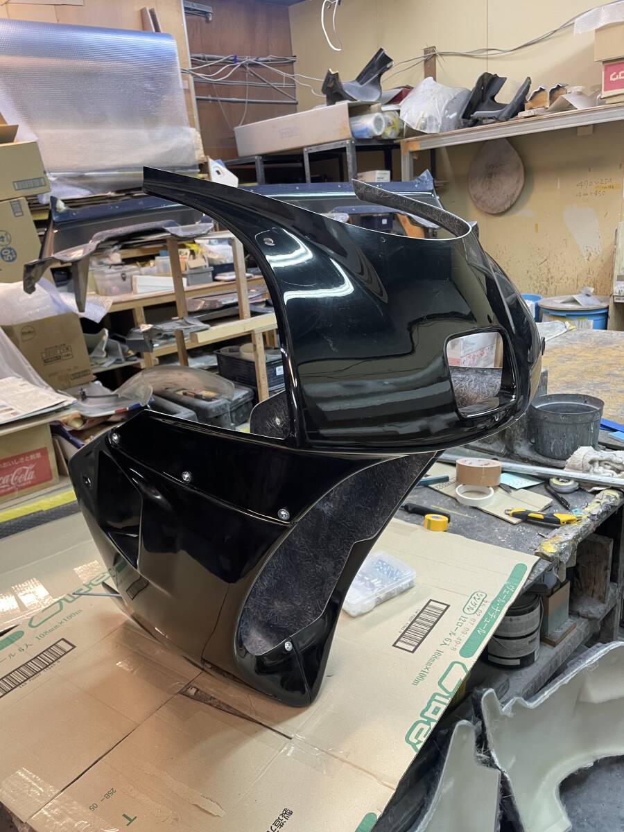 NSR50 ストリートカウリング・シートカウル・タンクカバーセット FRP製 黒ゲル仕上げ 社外品拍卖