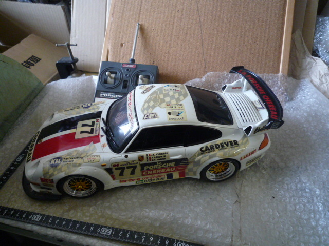 当時物 RC 1/12 GP GP895T PORSCHE GT2 EVO Le Mans 24h ジャンク扱い現状渡し品 同梱不可拍卖