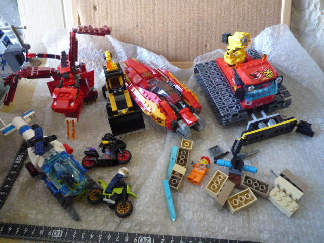 LEGO レゴ 組み立て済み 乗り物 他 ブルトーザー ヘリ バイク 大量まとめて ジャンク 現状渡し品 同梱不可拍卖