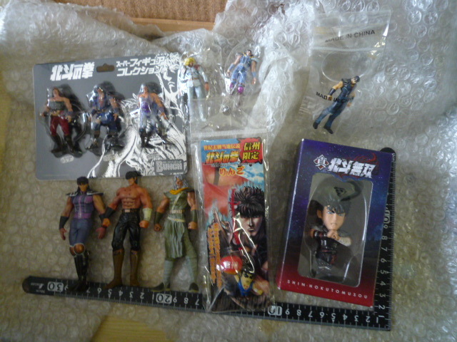 北斗の拳 スーパーフィギュアコレクション コミックパンチ フィギュアセット おまけ付き USB 御当地ストラップ 海洋堂 現状渡し品 拍卖
