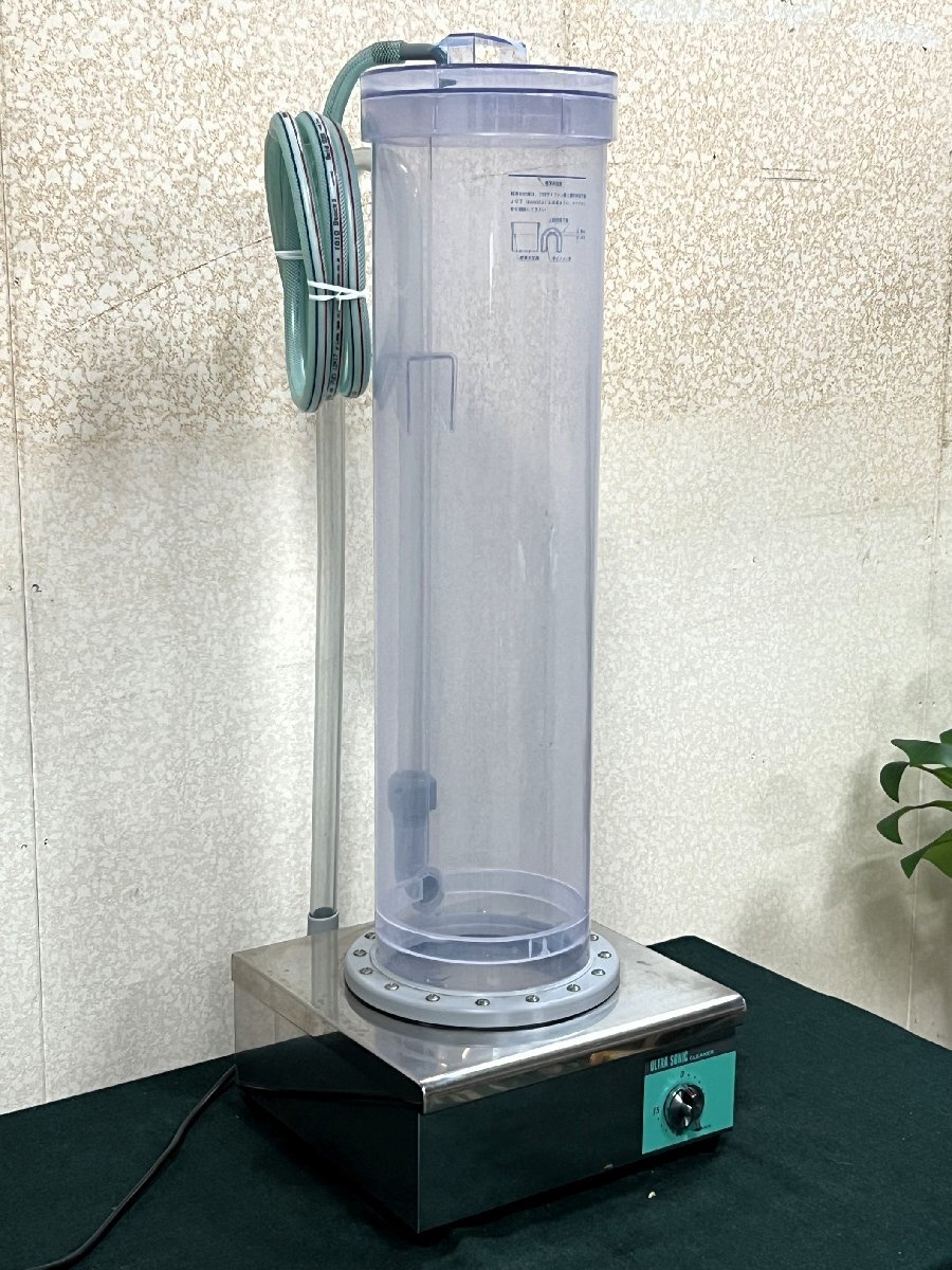 ◎研究・実験用◎【東京硝子器械 TGK Fine 超音波ピペット洗浄器 FU-176CR Ultra Sonic Cleaner ピペット型 円筒水槽 研究機器】Q07247拍卖