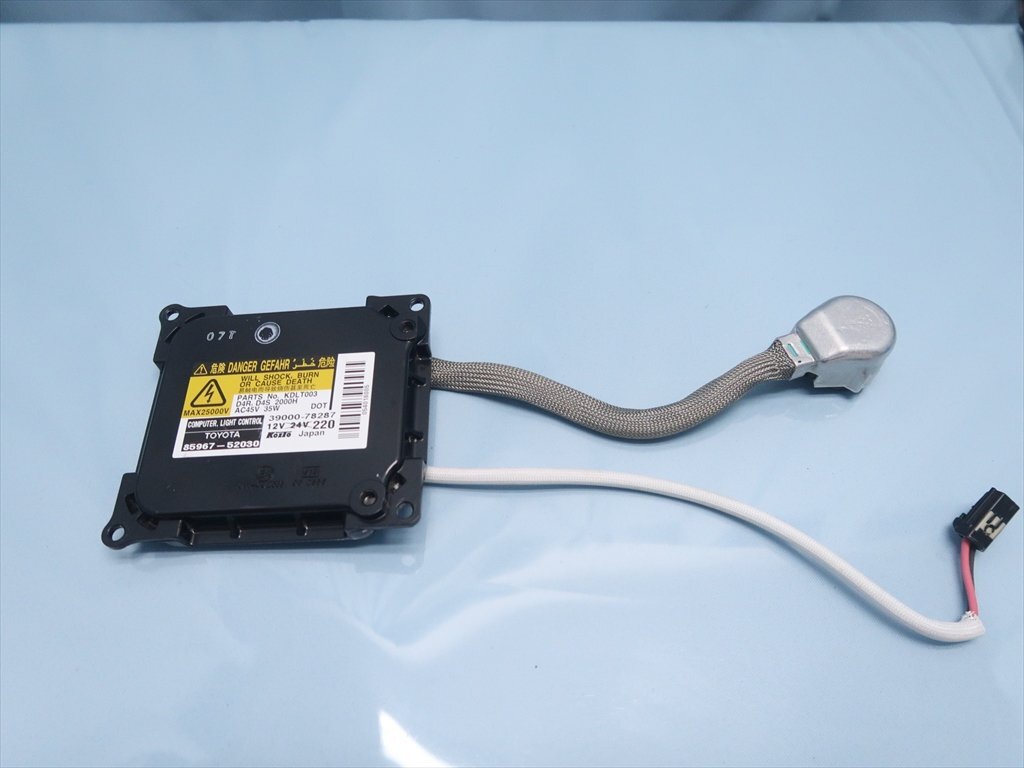 NNP10 ポルテ HID コントロールユニット バラスト 中古 D4R 39000-78287 85967-52030 (管理:250903-09)拍卖