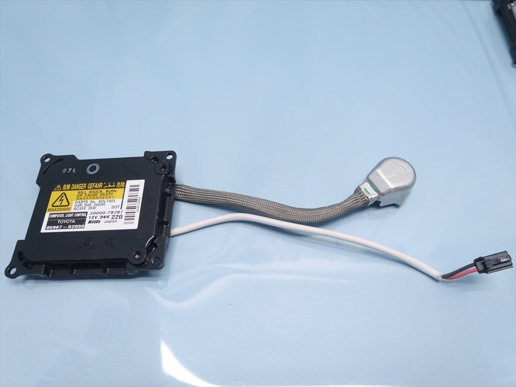 NNP10 ポルテ HID コントロールユニット バラスト 中古 D4R 39000-78287 85967-52030 (管理:250903-07)拍卖