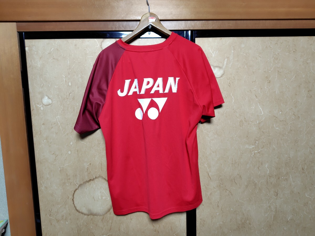YONEX ヨネックス 練習着 ユニフォーム バドミントン 正規品 LL O 日本代表モデル OPEN JAPAN 2019 桃田賢人 山口茜 会場限定品 新品未使用拍卖