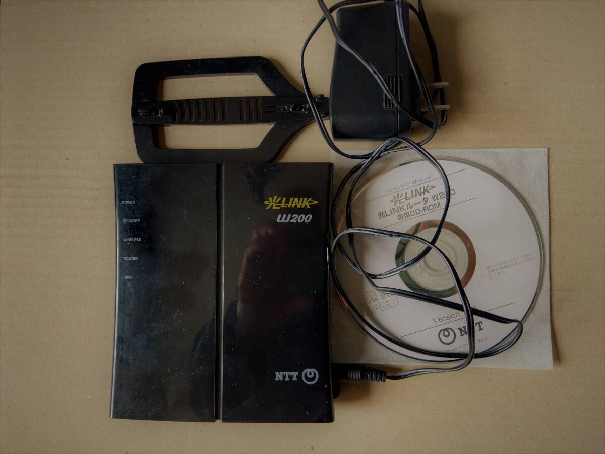 光LINK ルータ W200 NTT WiFi 動作品 中古拍卖