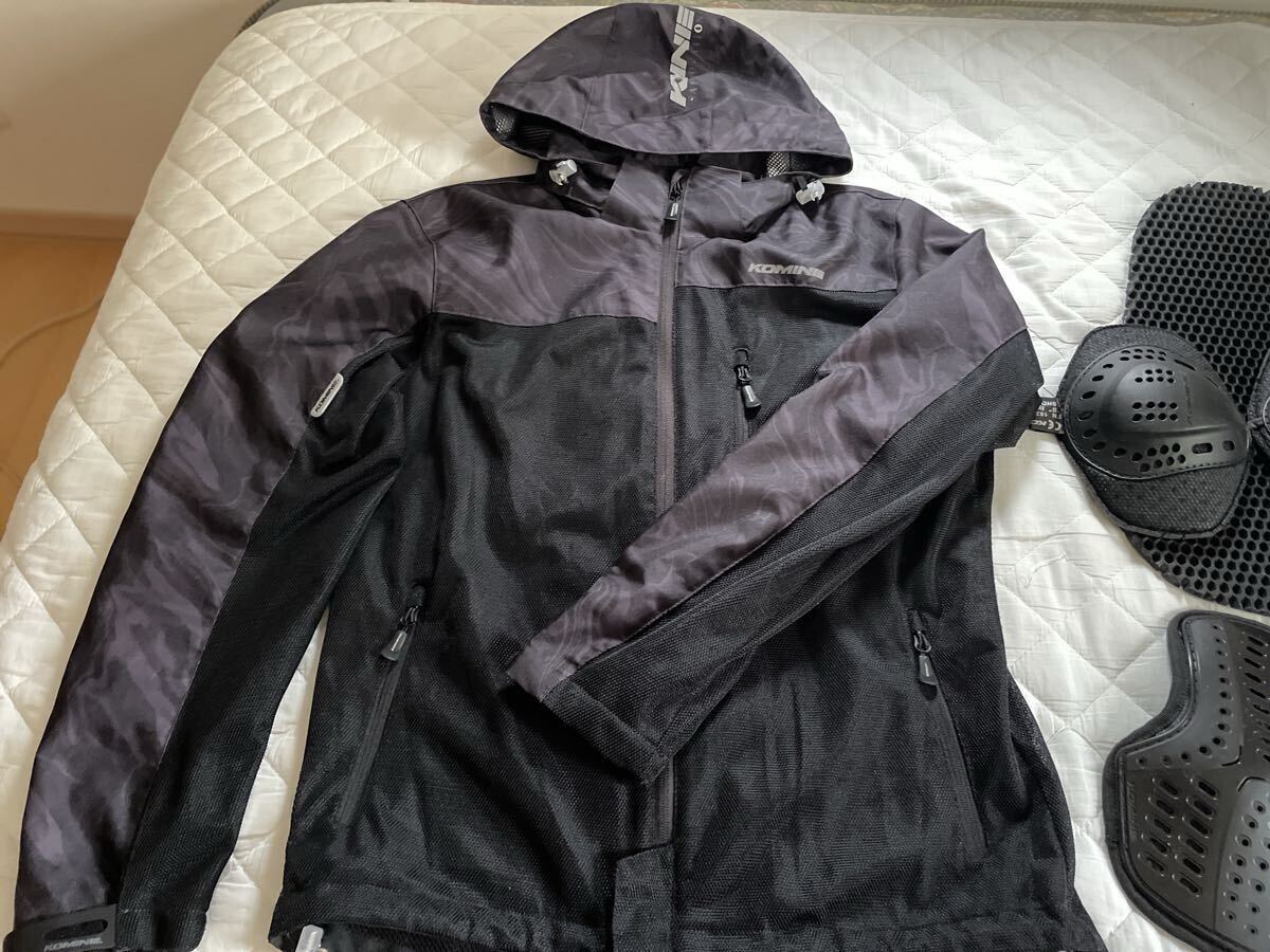 コミネ KOMINE プロテクトメッシュジャケット ハーフメッシュ JK-114 Lサイズ プロテクター拍卖