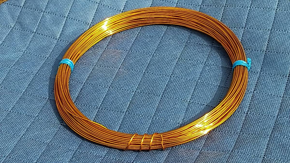 古河電工 PEW 1.4mm(40m) 1.9MH等のアンテナのローディングコイル製作に最適です。拍卖