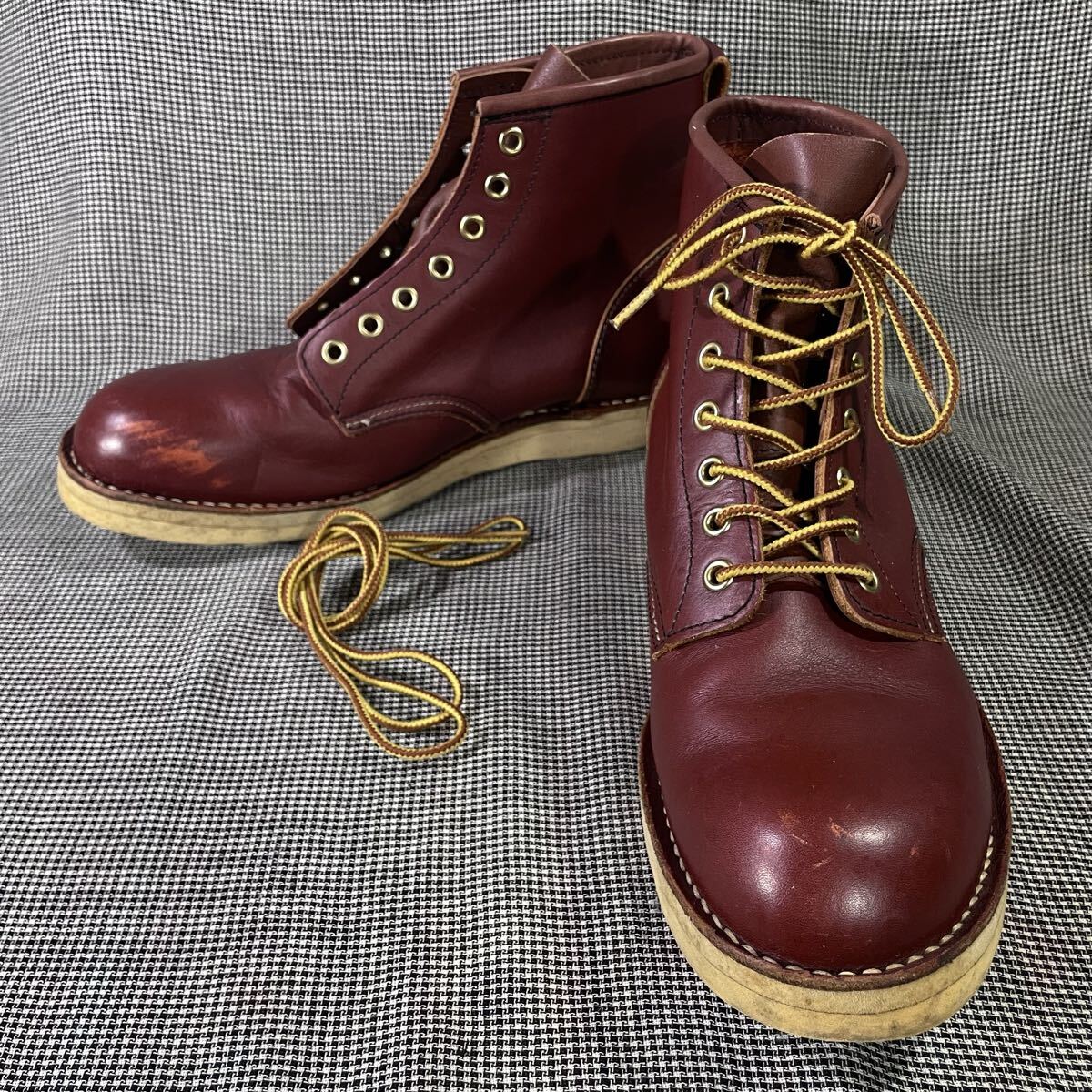 Danner D4125 PAULINE2 ワークブーツ プレーントゥ ダナー レザー 革靴 レッドブラウン レースアップ 本革 Vibram ビブラムソール 柳11550拍卖