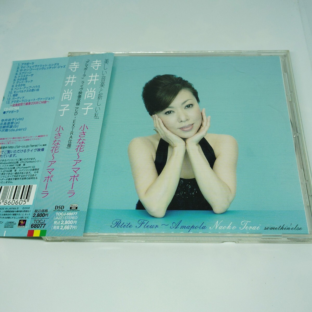 送料180円 寺井尚子 小さな花~アマポーラ拍卖