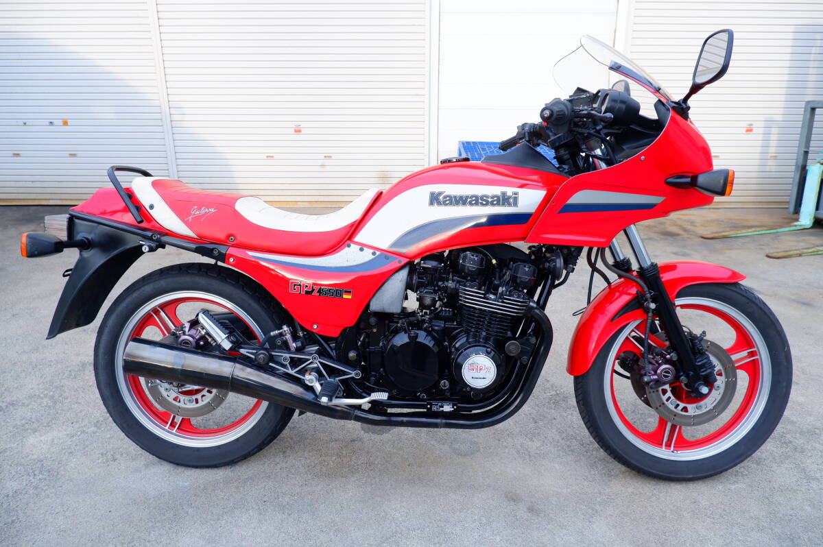 カワサキ GPZ550F エンジン始動確認済み 通関書付き 50809-ZX550A 48拍卖