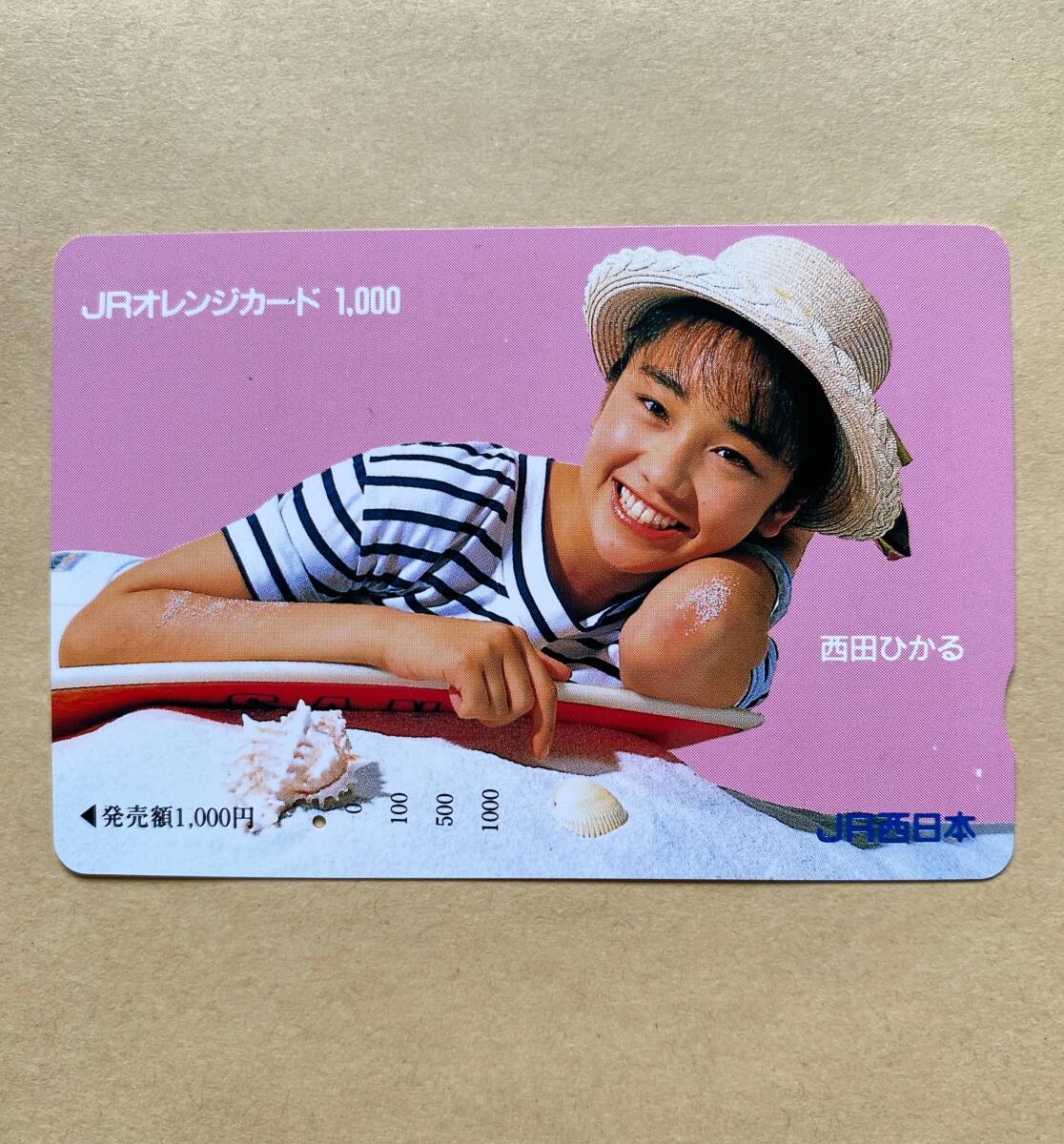 【使用済】 オレンジカード JR西日本 西田ひかる 拍卖