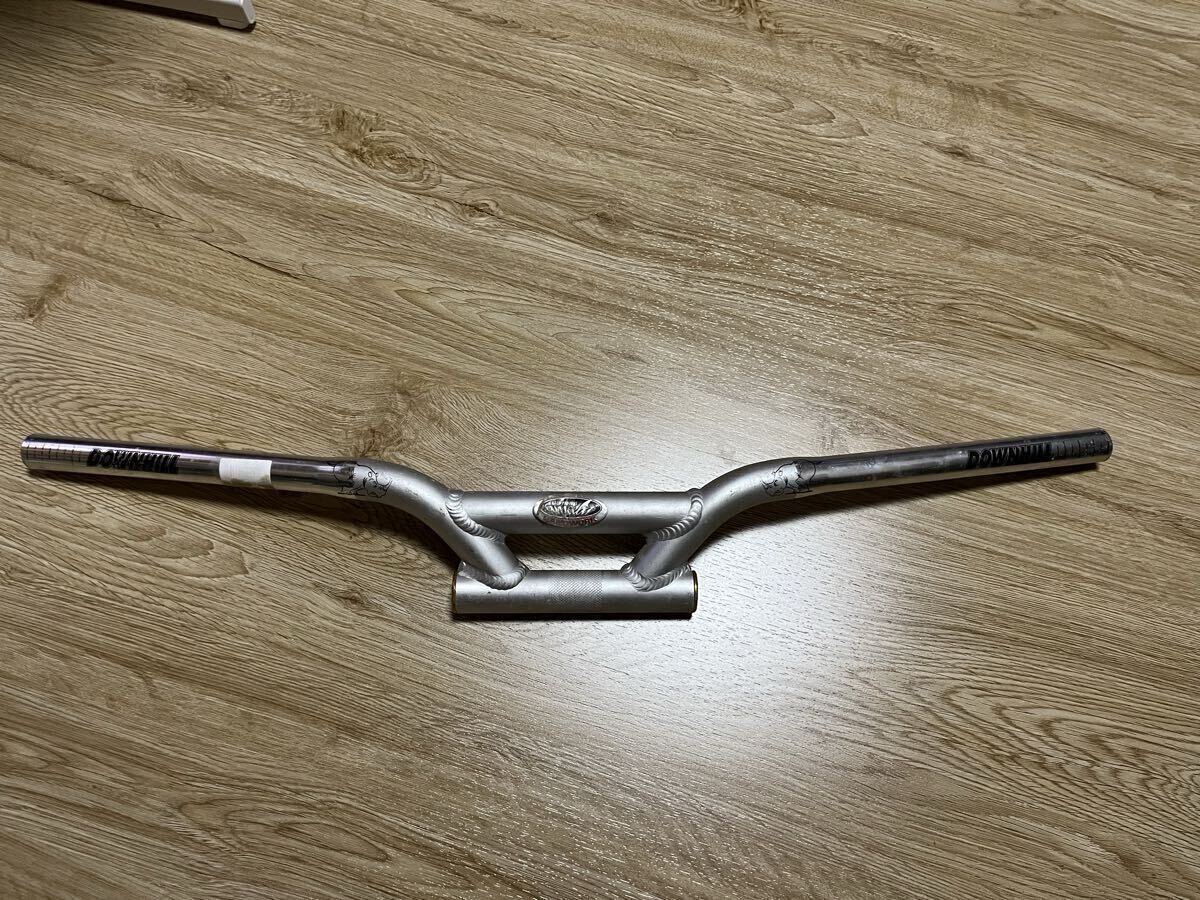当時物 未使用品 Amoeba Downhill Handlebar ダウンヒル ハンドルバー シルバー マウンテンバイク レア拍卖