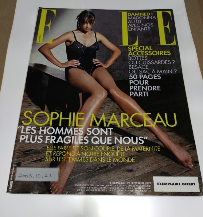 【バックナンバー】Elle French Fashion Magazine September 22 2003 海外ファッション誌 スーパーモデル拍卖