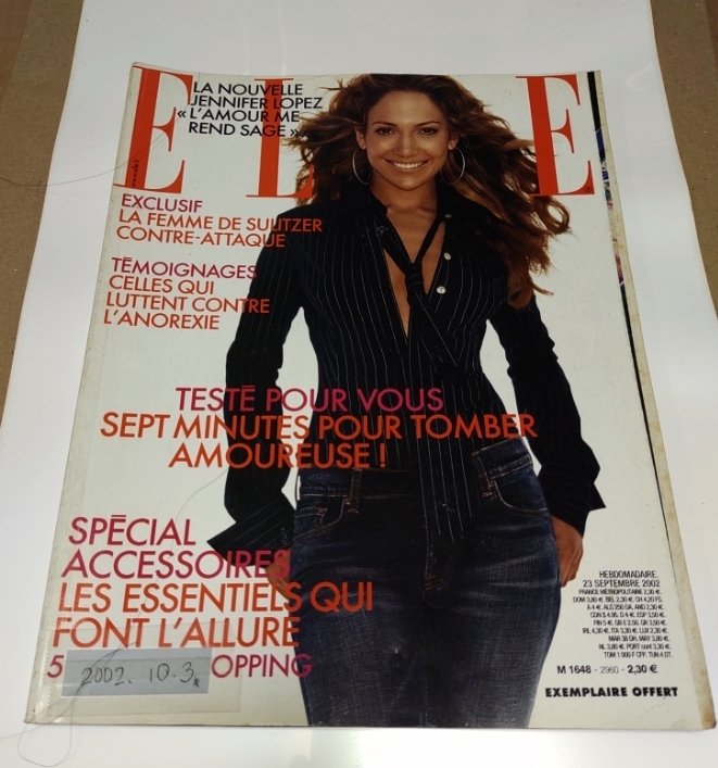 【バックナンバー】ELLE 2960 23 septembre 2002 海外ファッション誌 スーパーモデル拍卖