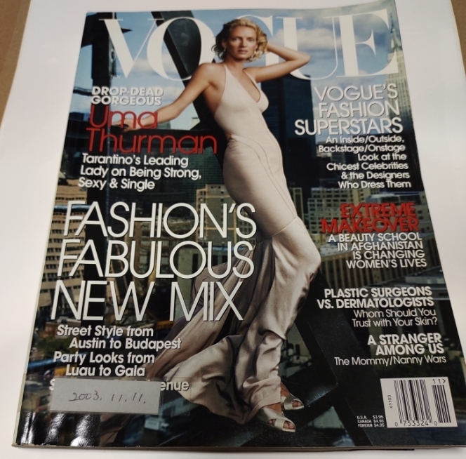 【バックナンバー】VOGUE US 2003.11 海外ファッション誌 スーパーモデル Vogue NOVEMBER 2003 11拍卖