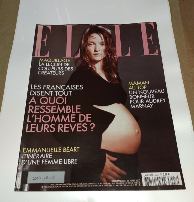 バックナンバー】ELLE Magazine 3007 18.08.2003 海外ファッション誌 スーパーモデル拍卖