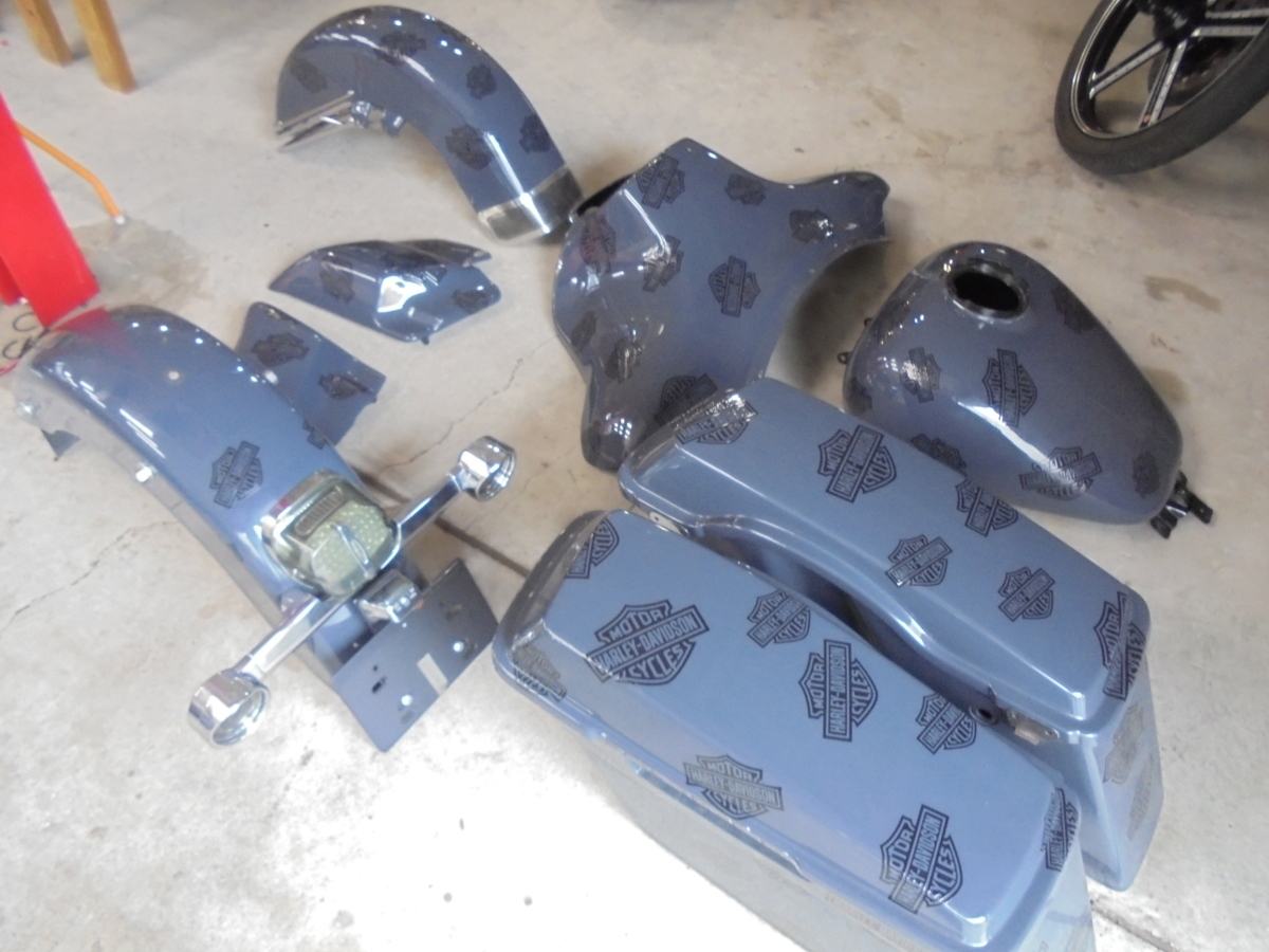 ■本州送料負担■08年ツーリングモデルカスタム外装一式拍卖