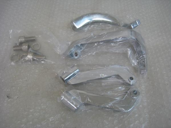 ■送料負担新品■FL系クロームフットボードブラケット拍卖