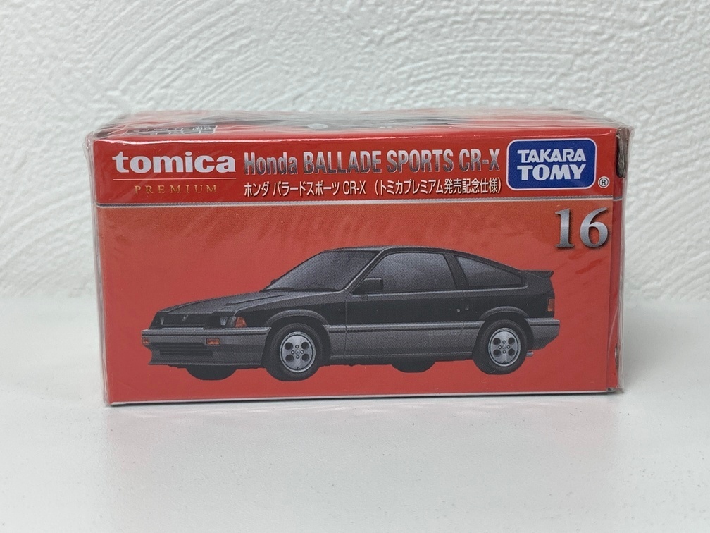 【未開封】tomica トミカ Honda バラードスポーツ CR-X トミカプレミアム発売記念仕様 16 TOMY ミニカー GIY54357拍卖