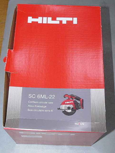 HILTI ヒルティ 充電式 金属切断用 サーキュラソー SC6ML-22 22V 165㎜ 本体のみ 未使用格安(83)拍卖