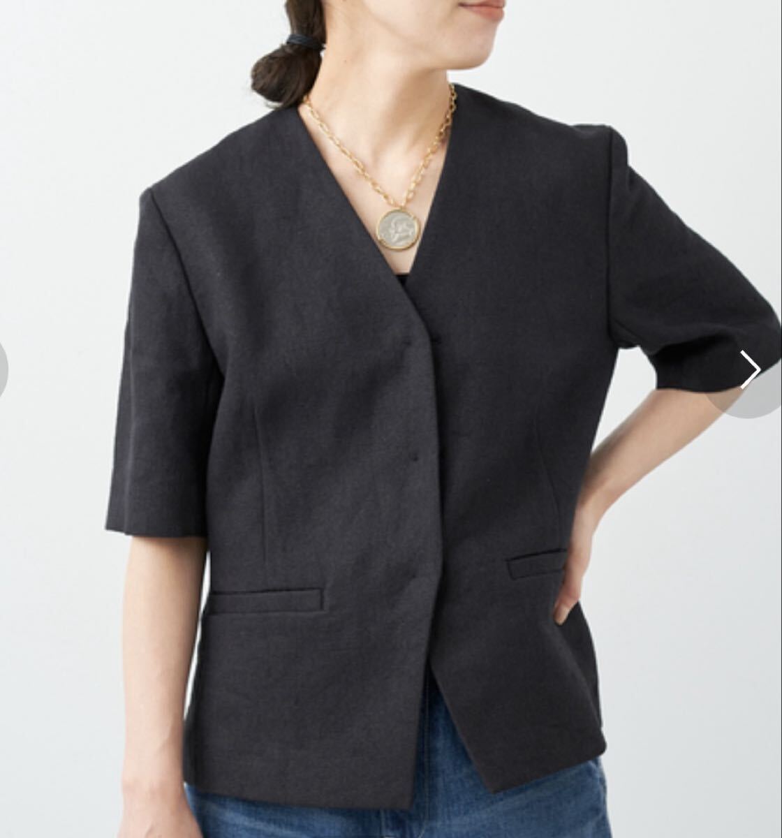 【Plage】R’IAM_ショートスリーブジャケット_iena拍卖