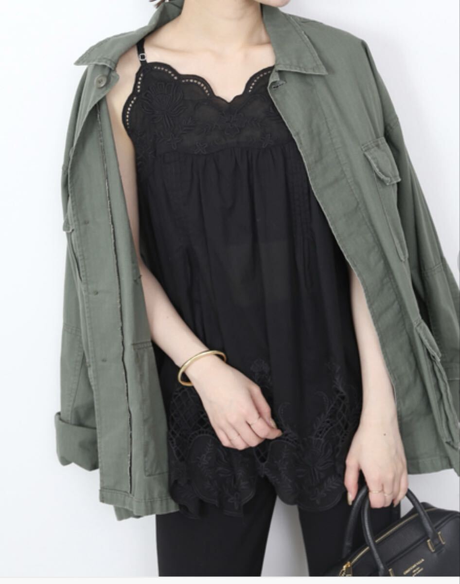 【SLOBE IENA】カット刺しゅうキャミブラウス_イエナ拍卖