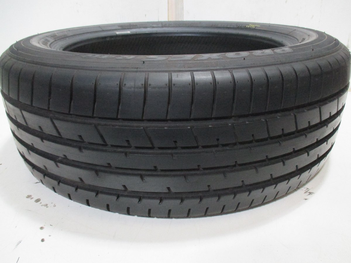 225/55R19 99V (1本) K20-3272 深溝 中古タイヤ TOYO PROXES R46A拍卖