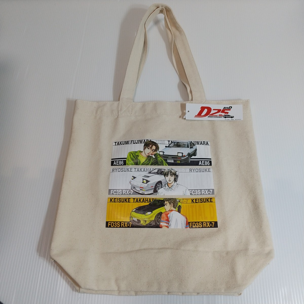 頭文字D イニシャルD キャンバス生地 トートバッグ 未使用品 ②拍卖