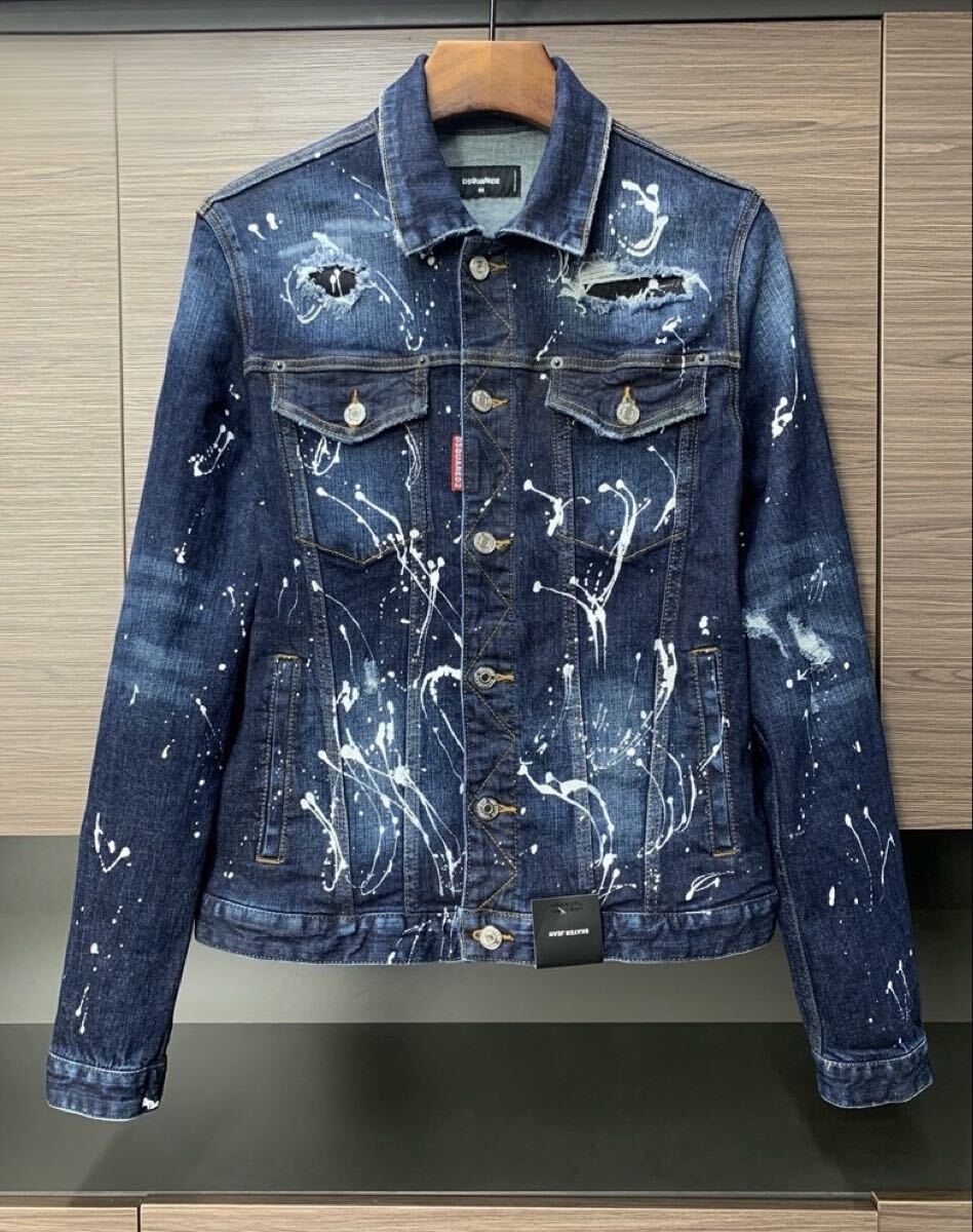 Dsquared2 size 54 ディースク ディースクエアード ジャケット Gジャン デニムジャケット アウター 上着拍卖